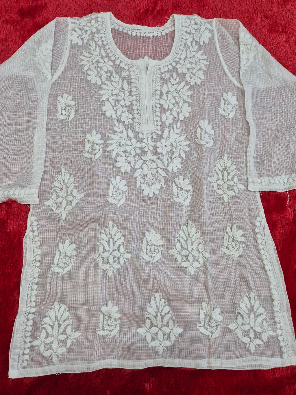 Short kurti kota fabric