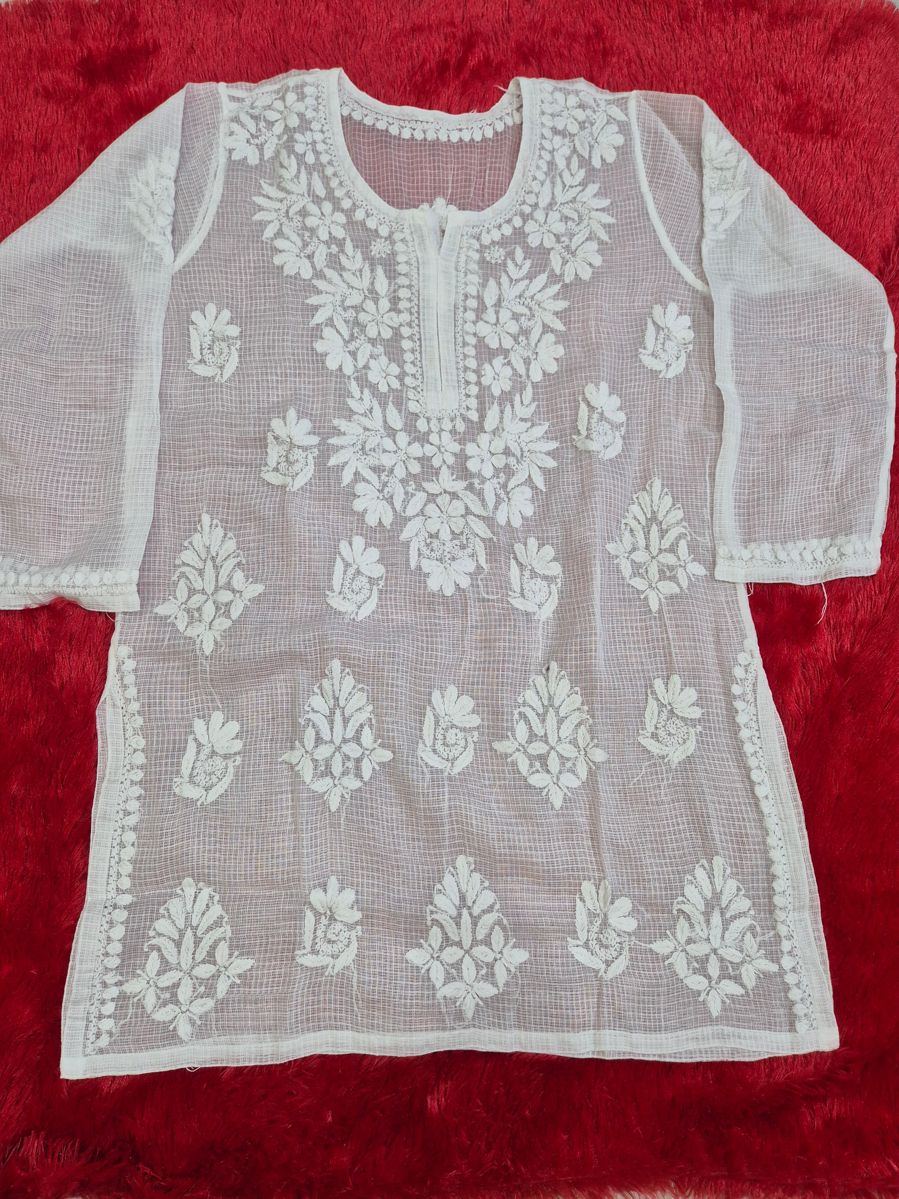 Short kurti kota fabric