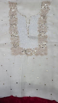 dress mal neck rose design